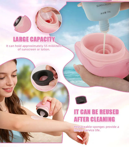 Refillable Roll-On Sunscreen Applicator