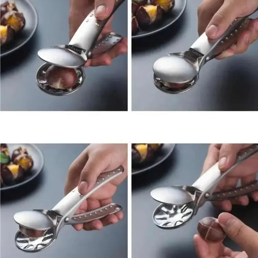 Stainless Steel Chestnut Cracker