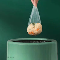 Foldable Metal Sink Strainer Rack with Disposable Mesh Bags