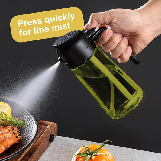 2-in-1 Glass Oil Dispenser and Sprayer
