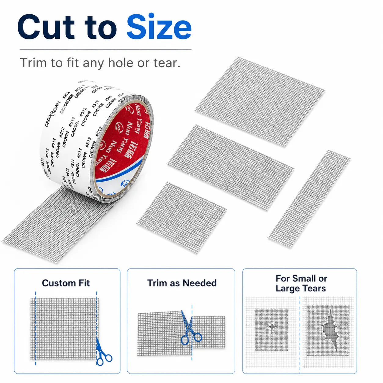 Fiberglass Window Screen Repair Tape