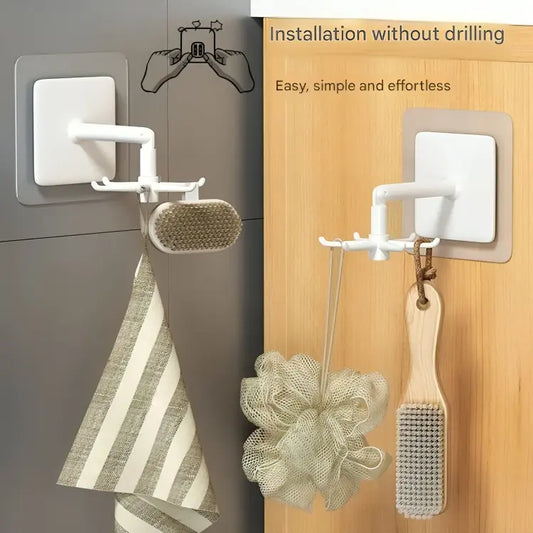 Adhesive Rotating Hooks