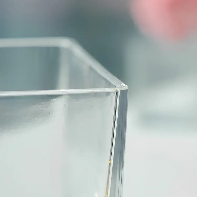 Small Glass Pearled Candle Holders