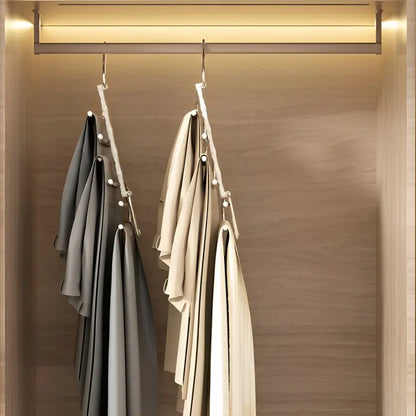 Stainless Steel 6-Layer Pants Organizer