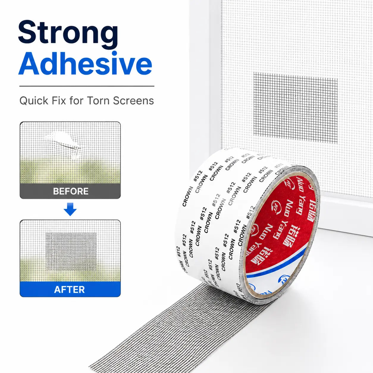 Fiberglass Window Screen Repair Tape