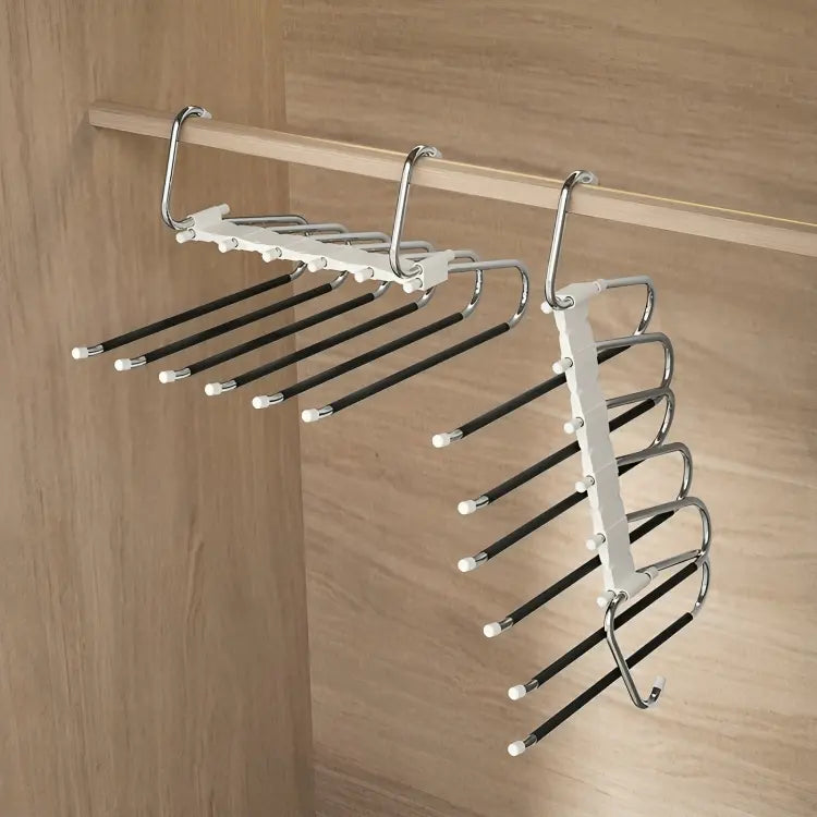 Stainless Steel 6-Layer Pants Organizer