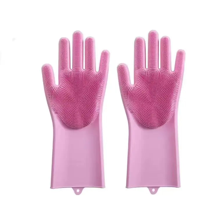 Magic Silicone Scrubber Gloves