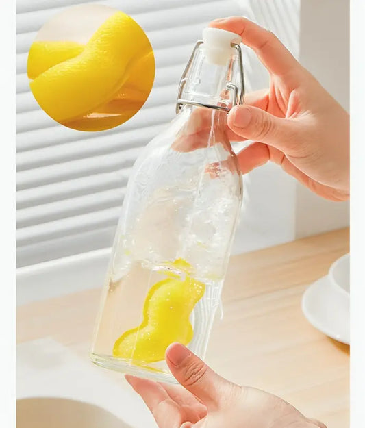 3-Pieces Magic Bean Bottle Scrubbers Set