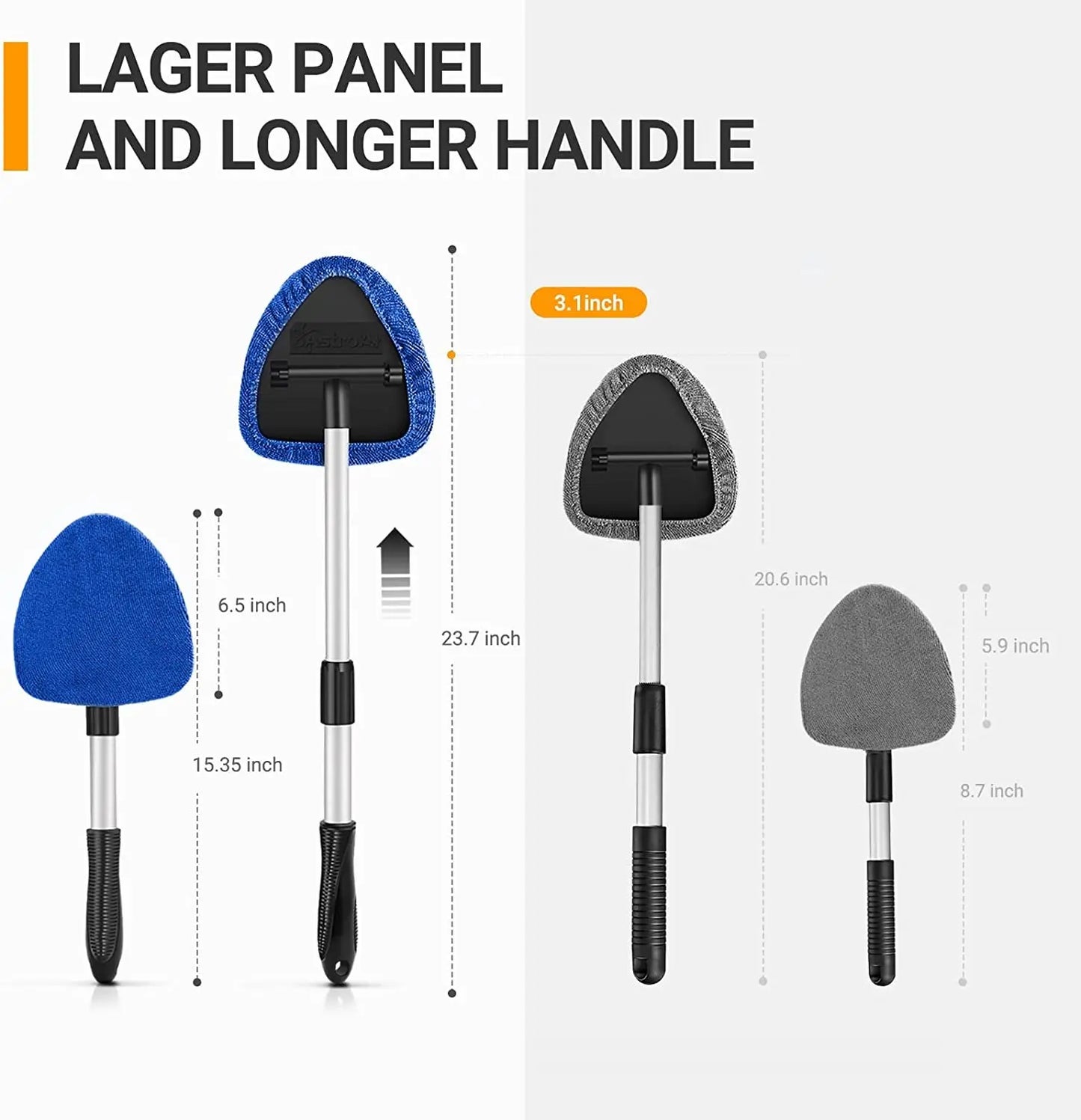 Microfiber Car window Cleaner- close-up