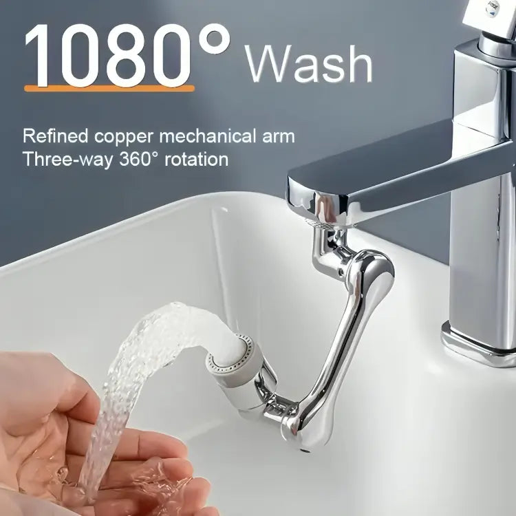 Universal 1080° Robotic Arm Faucet extension
