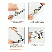 Stainless Steel Garlic Press