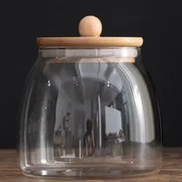 Airtight Glass Jars with Bamboo Lids