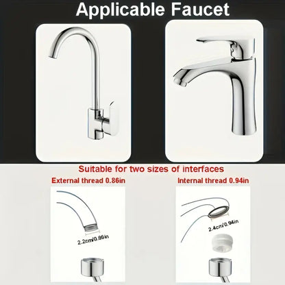 Universal 1080° Robotic Arm Faucet extension