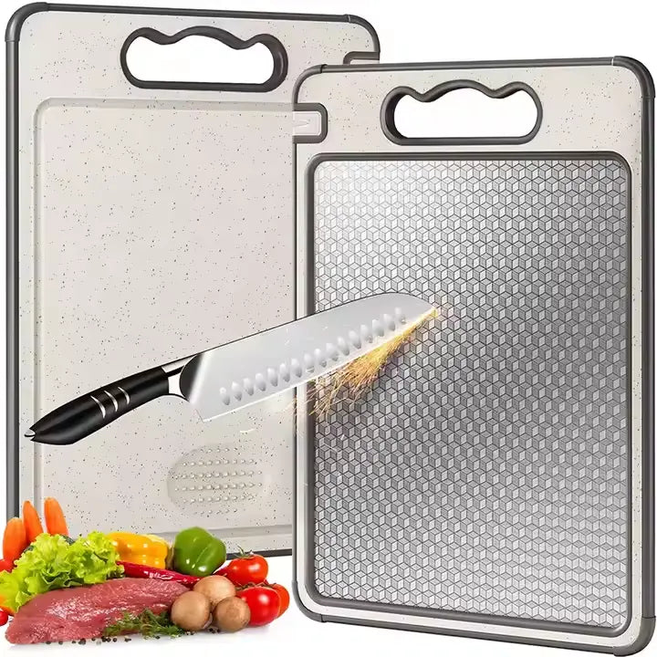 4-in-1 Double-Sided Titanium Cutting Board