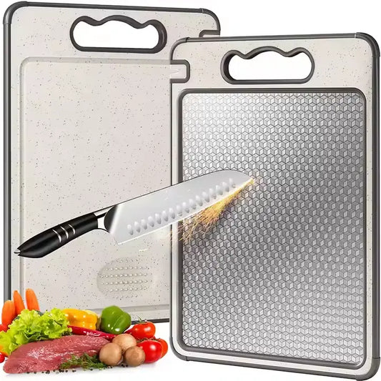 4-in-1 Double-Sided Titanium Cutting Board