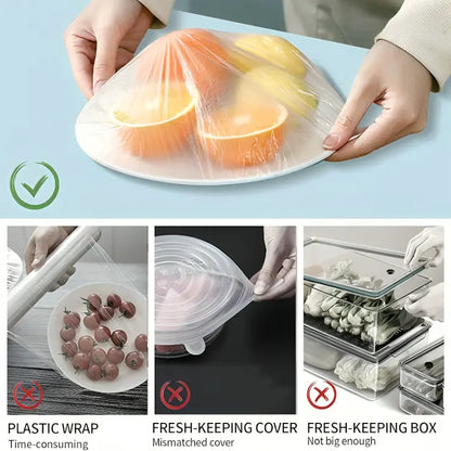 100-Pieces Fresh-keeping Cover Films