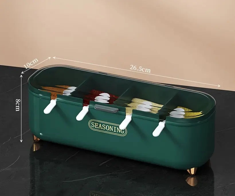Multifunctional 4-in-1 Spice Box