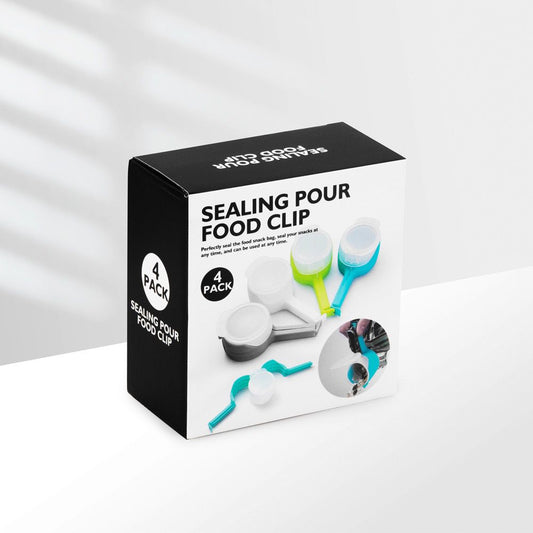 Plastic Sealing Clips with Pour Spout Lid