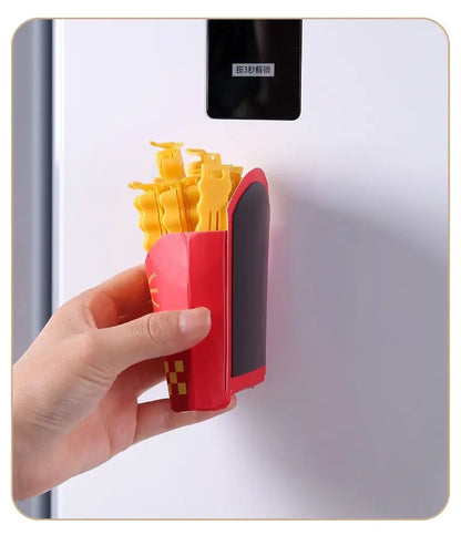 French Fry-Shaped Food Bag Clips