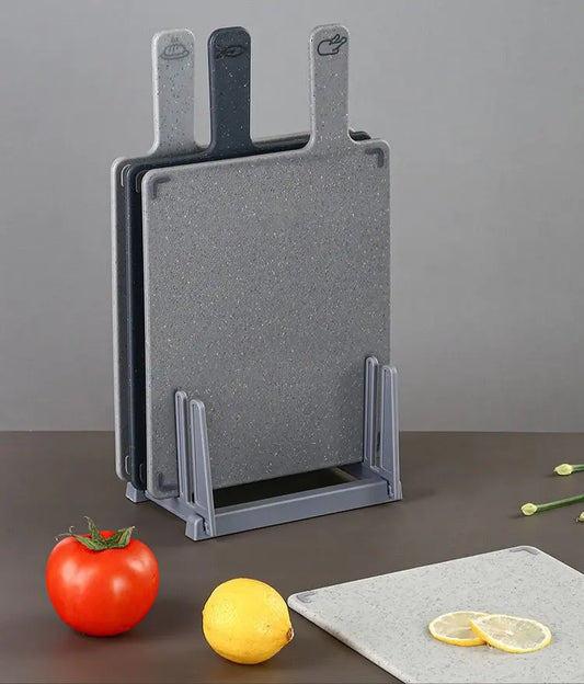 4-Pieces Double Sided Kitchen Cutting Board Set