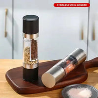 Double Head Stainless Salt and Pepper Grinder