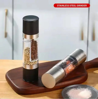 Double Head Stainless Salt and Pepper Grinder