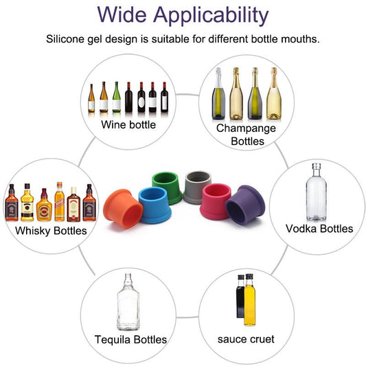 Silicone Wine Bottle Stoppers