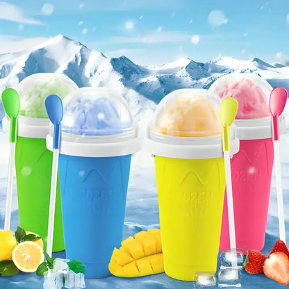 Eco-Friendly Silicone Quick-Frozen Slush Cup